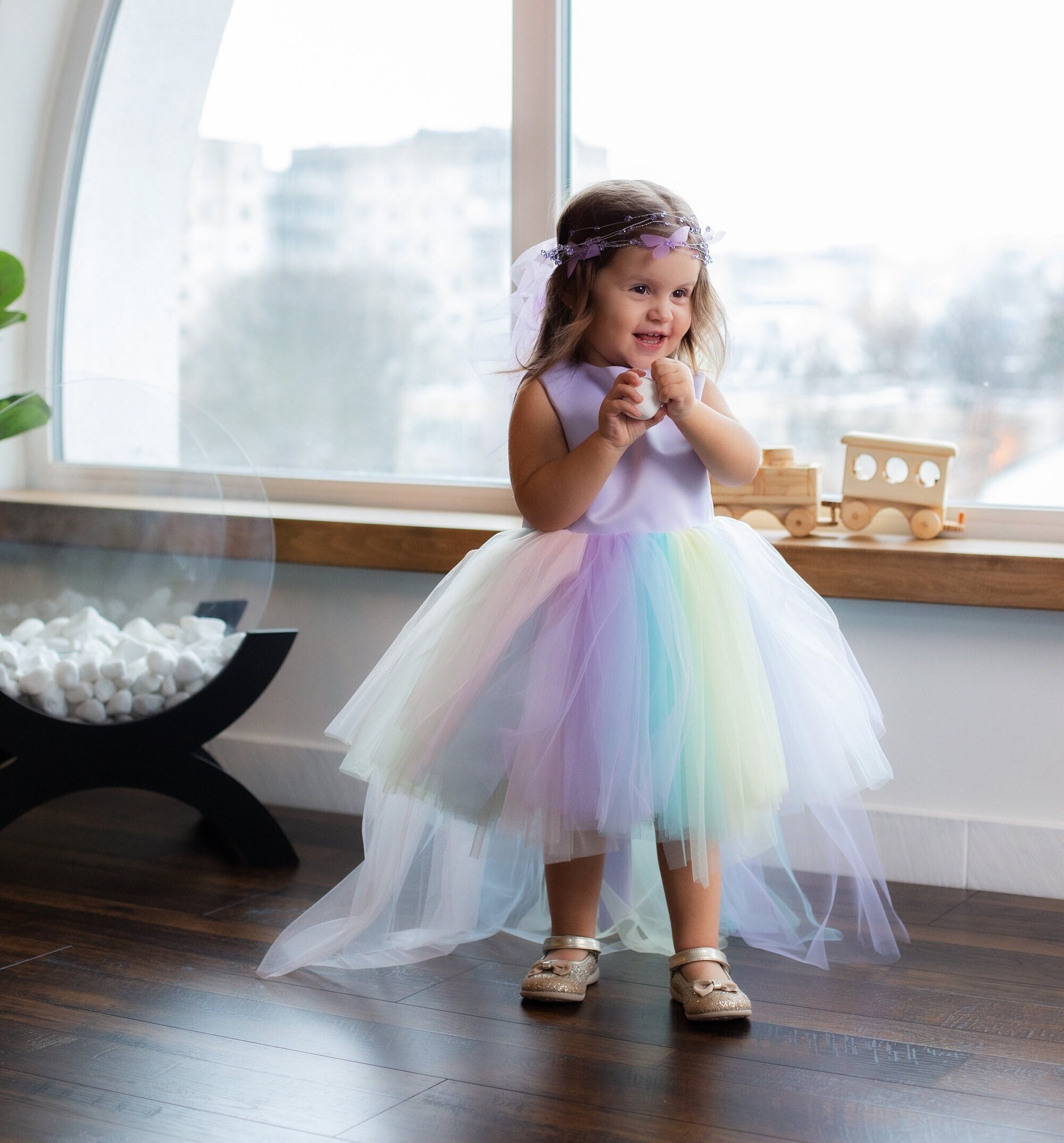 Buy Baby Rainbow Dress Online In India Etsy India