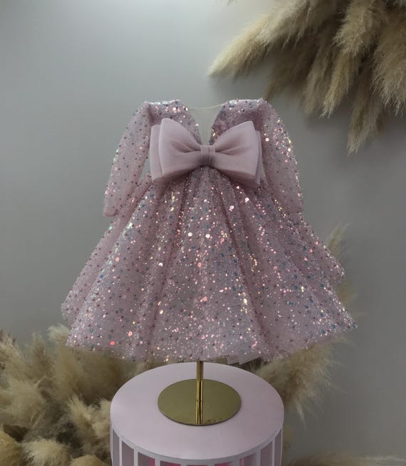 pink glitter birthday dress Sparkling Dress, Smash Cake Dress, Doll Tutu Dress, Prom Dress, Special Event Dress, Mini Bridesmaid, Baby Girl Style:01755 MISSGUIDED Ribbed Knit Sweater 6 Years (130cm) 68 short wedding dresses