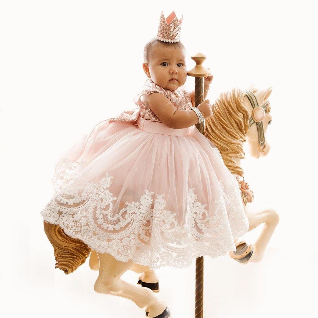 1 year baby princess birthday dress