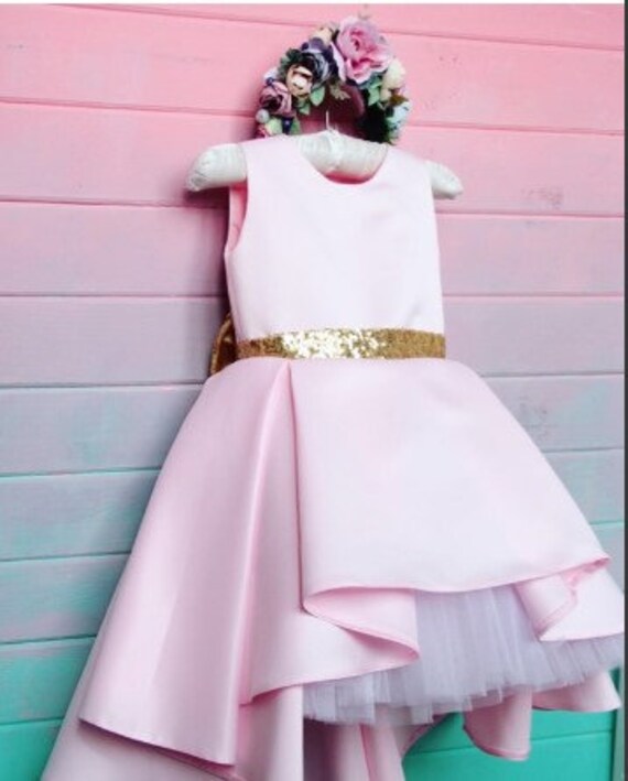 high low girls dress