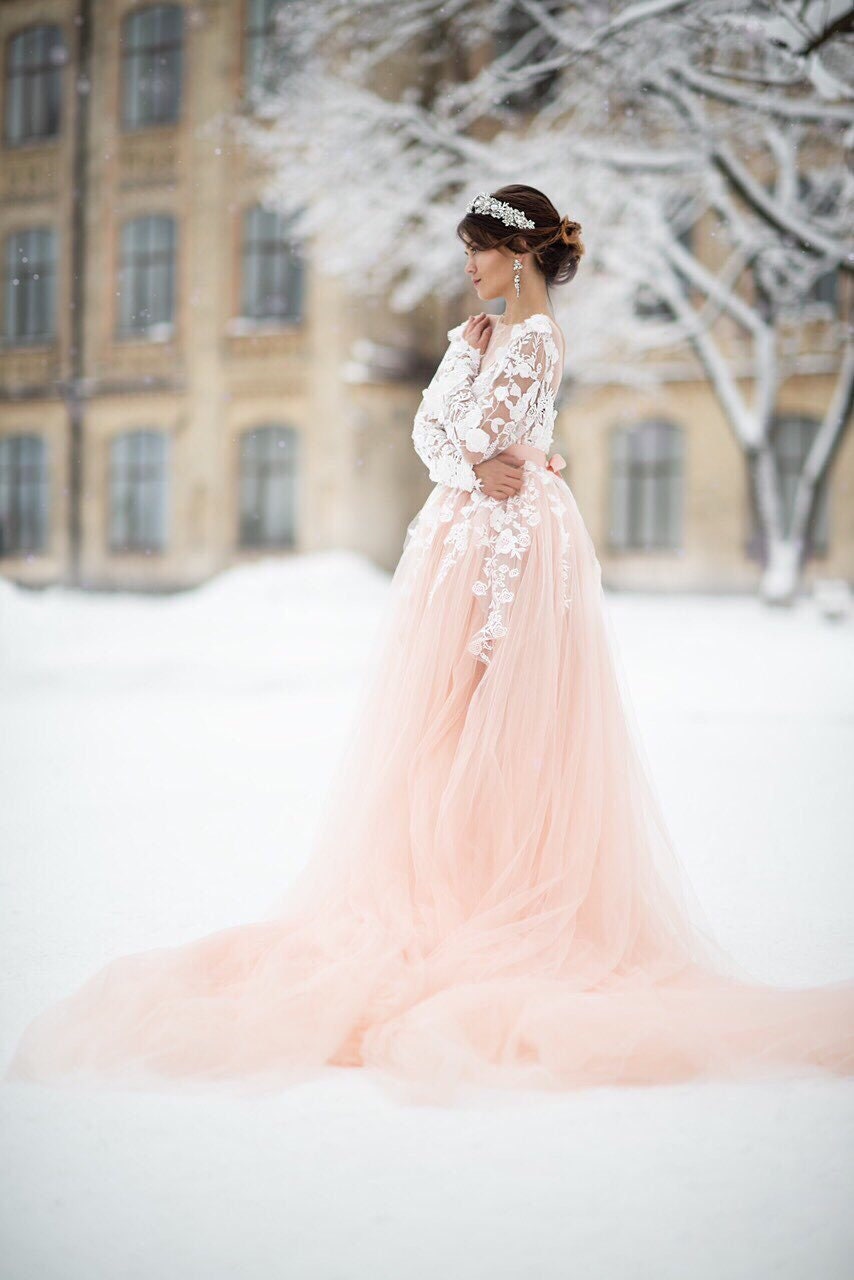 Baby shower dress photoshoot woman dress Handmade lace dress with sweep long train pregnancy woman photoshoot maternity photoshoot dress
