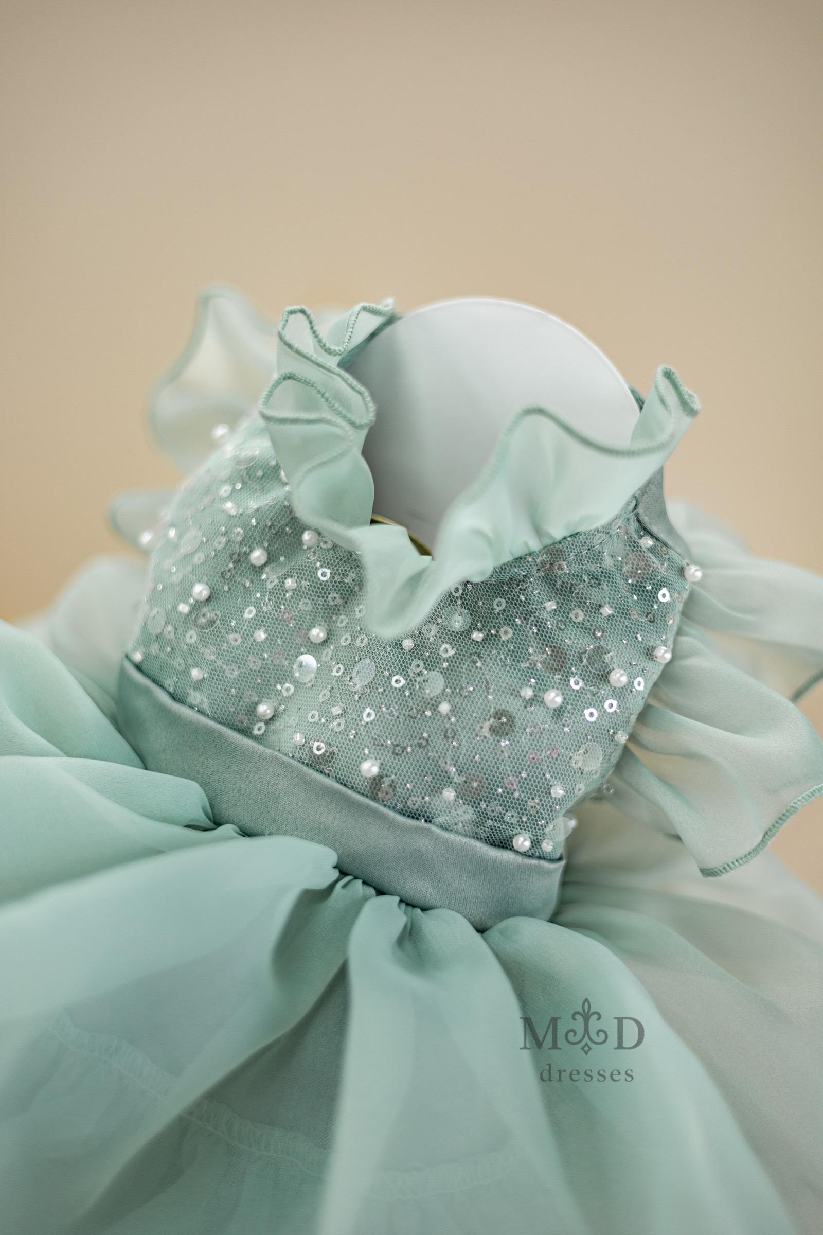 Sage Green Birthday Dog Dress, Formal Pet Outfit, Wedding Look for Dog and  Cat, Flower Girl Dress, Elegant Princess Gown, Pageant Photoshoot - Etsy