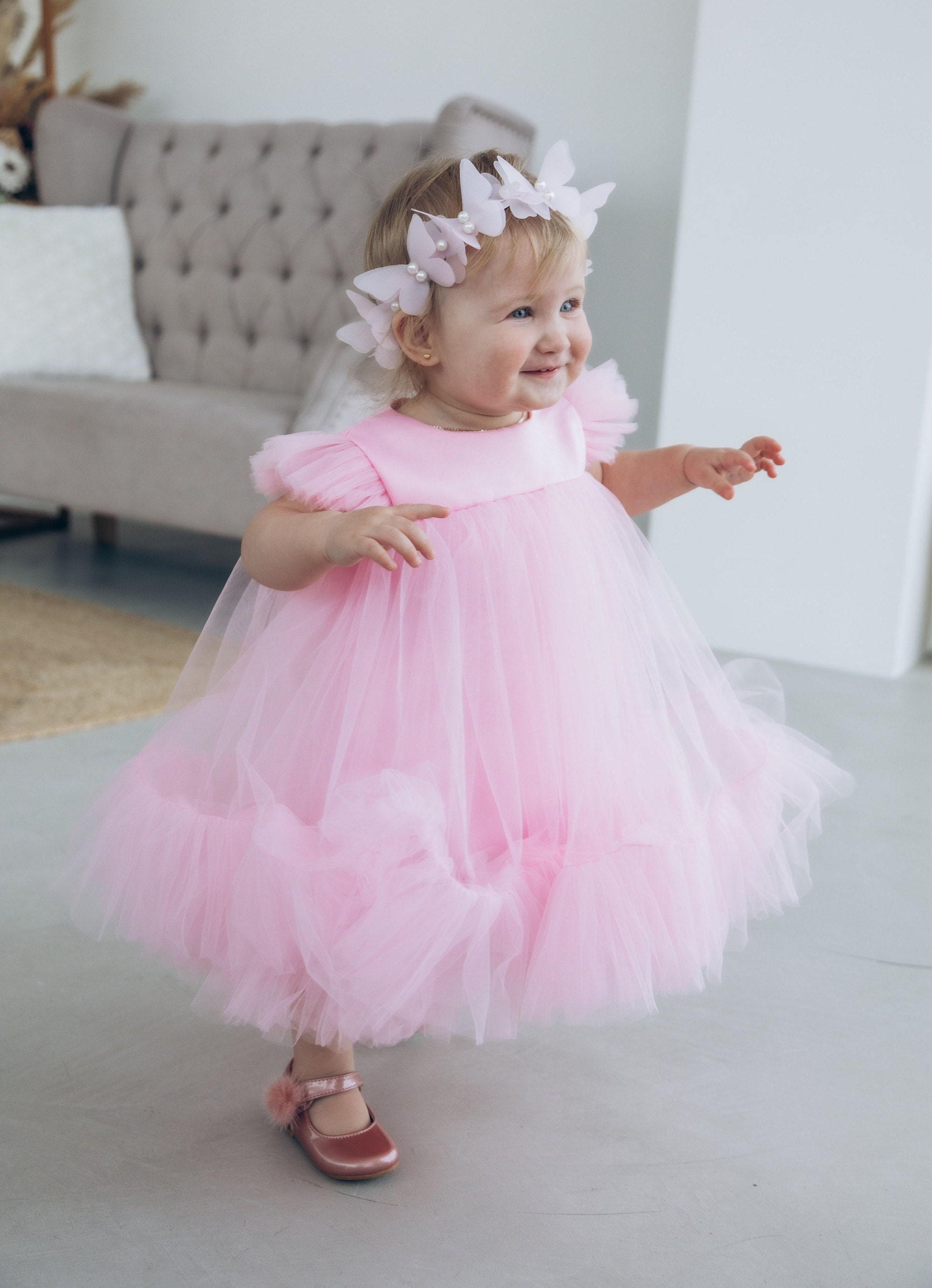 It's My Half Birthday Baby Girl Party Dress Cute Pink Tutu Cake Outfit Baby  Shower Gifts Girls Princess Dresses Baptism Clothes - AliExpress