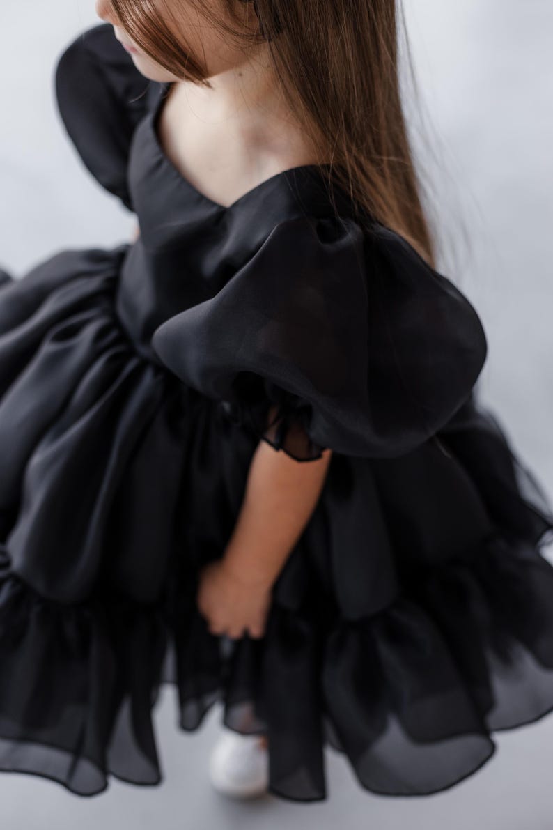 Sweet Baby Design Dress In Black Color For Baby Girl #MJF425 main image 1