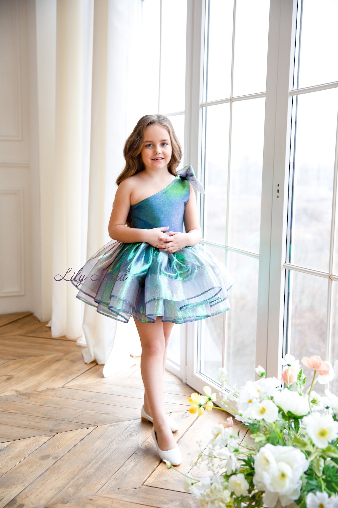 Sparkling Girl Dress Birthday Baby Girl Dress Flower Girl Etsy