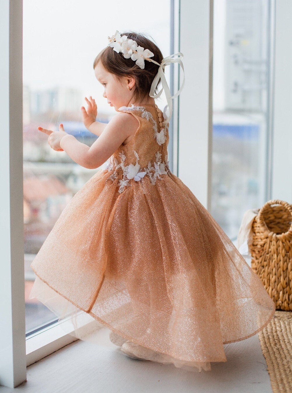 Rust Gold Dress - Etsy
