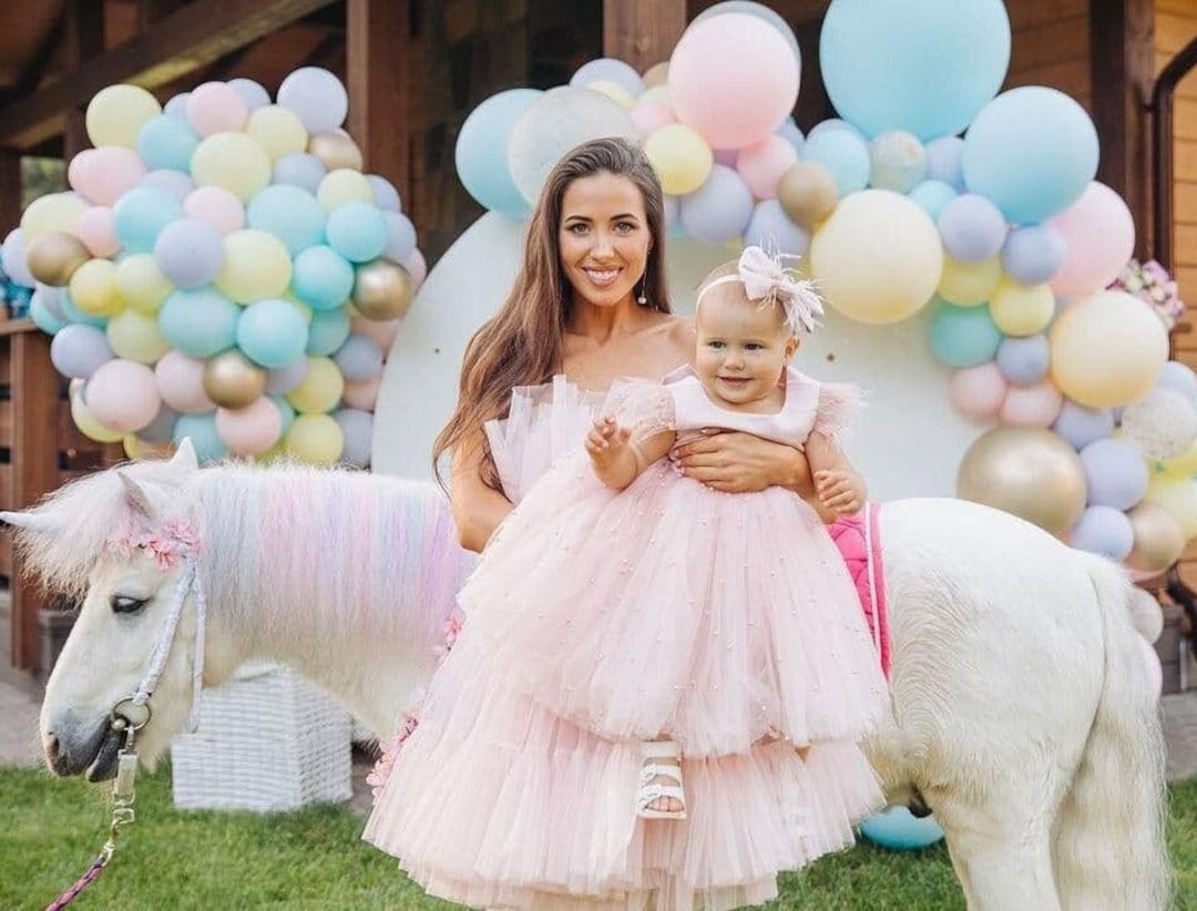 Mom and daughter dress for birthday party cheap