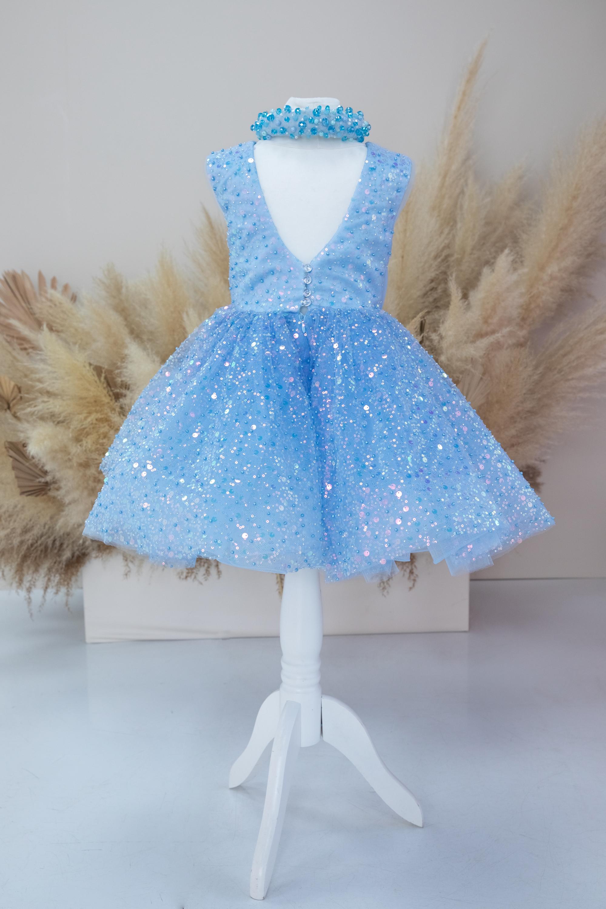 blue sequin dresses Amarra 87452 main image 0