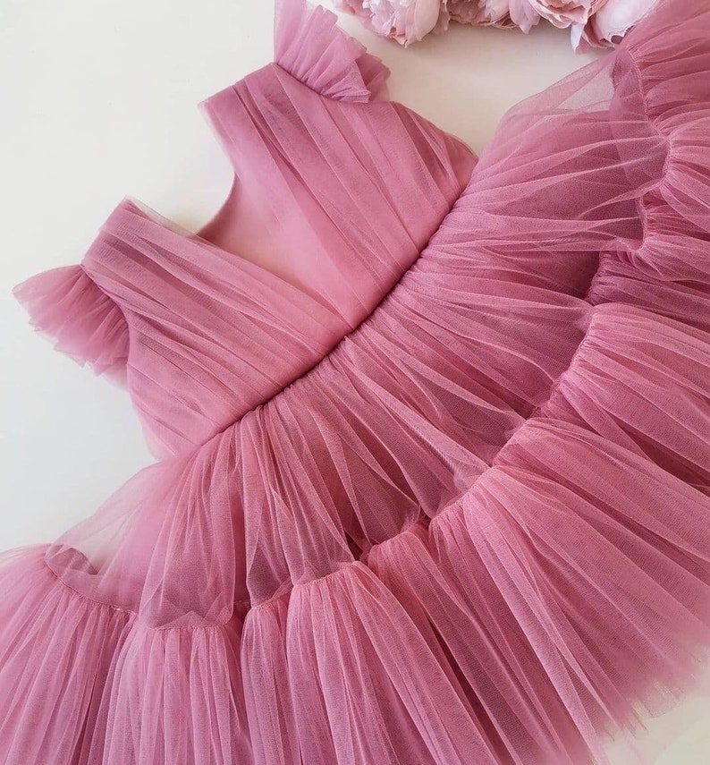 Tutu Baby Girl Birthday Dress Flower Girl Dress First Etsy