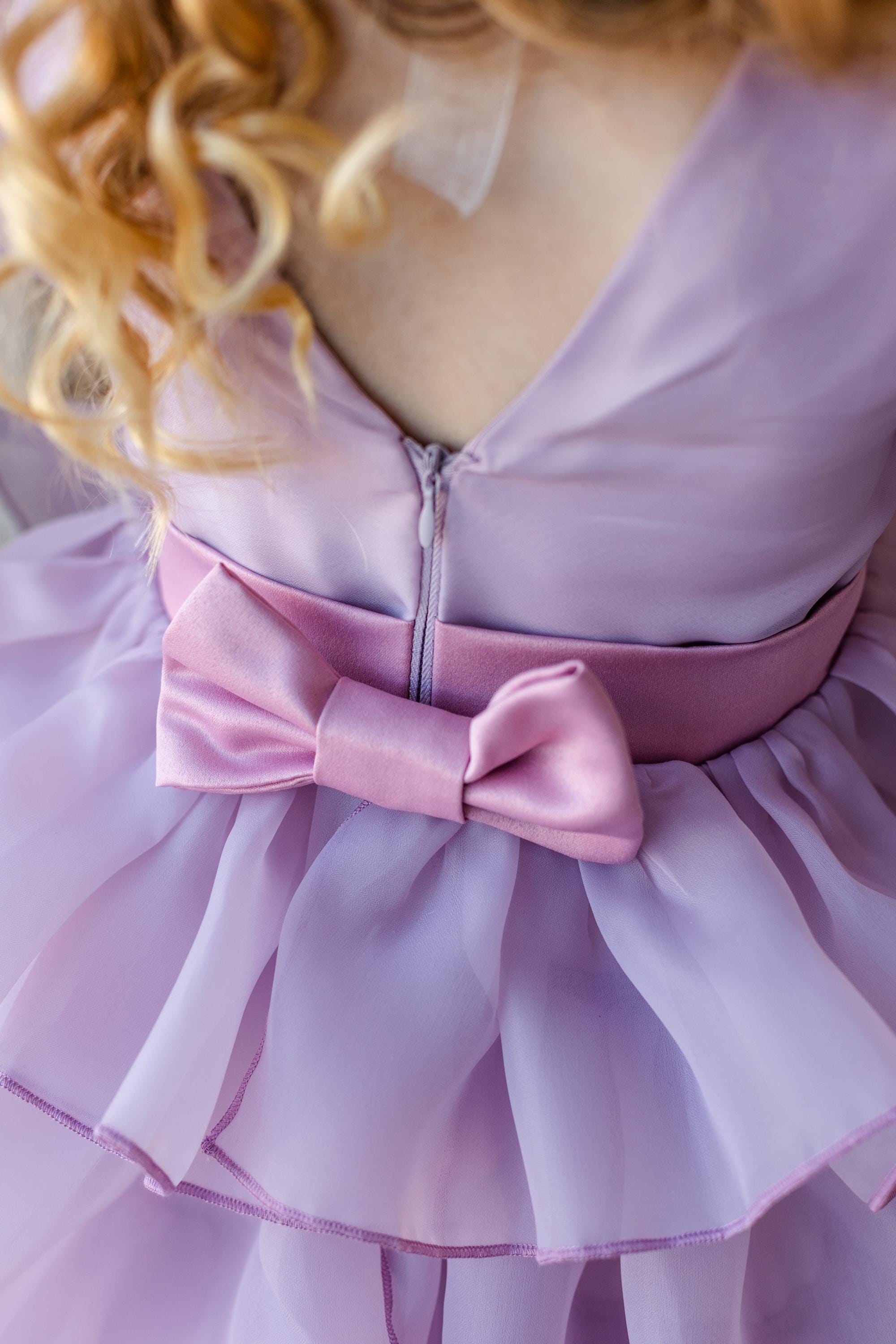 light purple junior dresses Jovani Kids K23685 Size 8 Lilac Girls Cocktail Dress Fit And Flare Beaded Strapless Lace up Back Girls Short Dress
