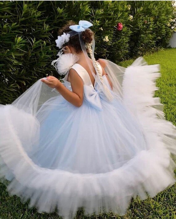 fluffy dresses for kids