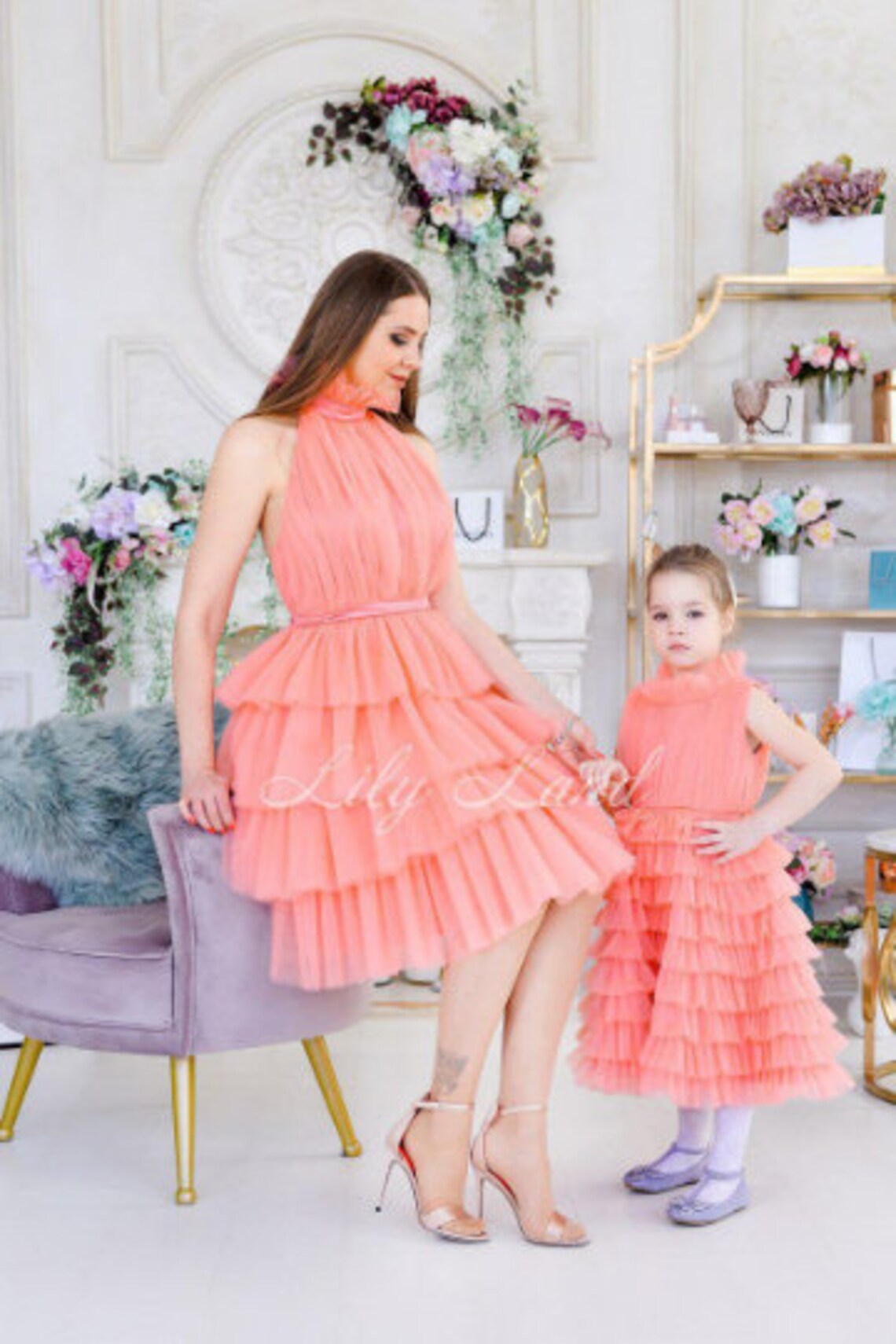 Mom and Baby Matching Dresses Birthday Matching Dresses Etsy