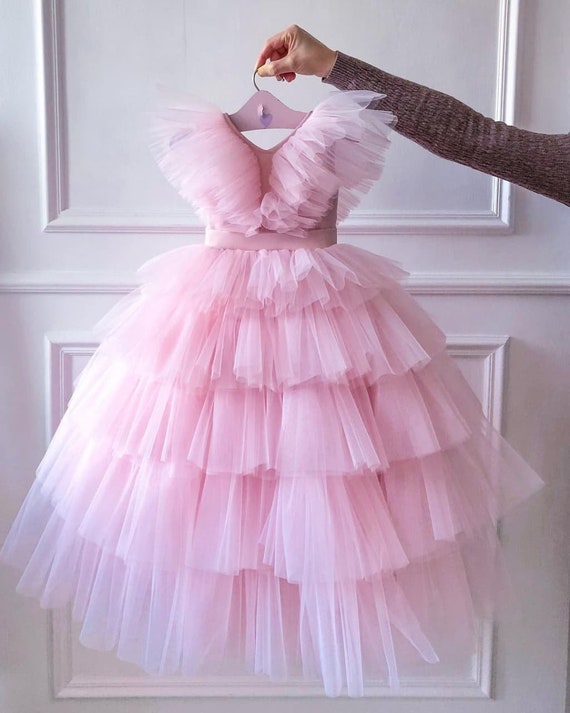 Tutu Maxi Girl Dress Flower Girl Dress Baby Girl Birthday | Etsy Australia