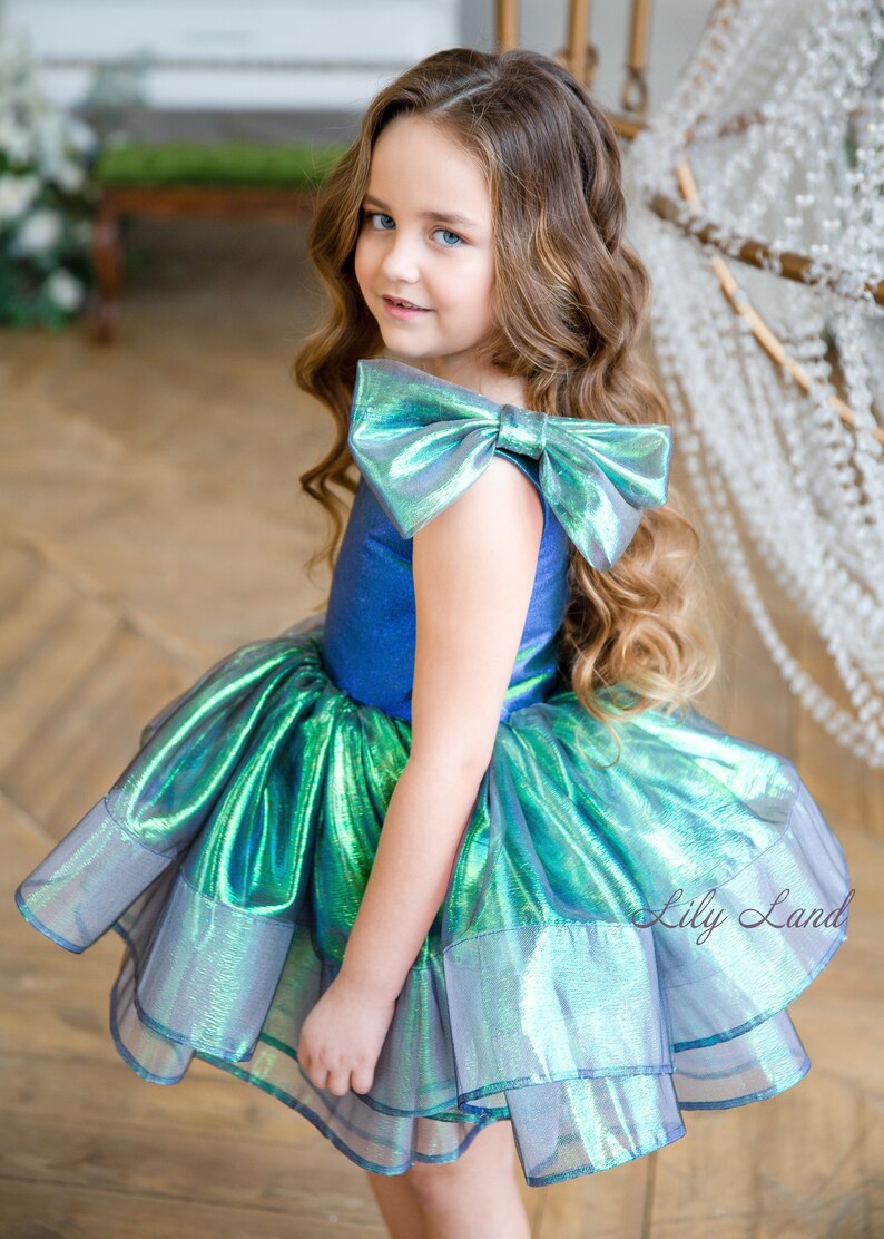 Sparkling Girl Dress Birthday Baby Girl Dress Flower Girl Etsy