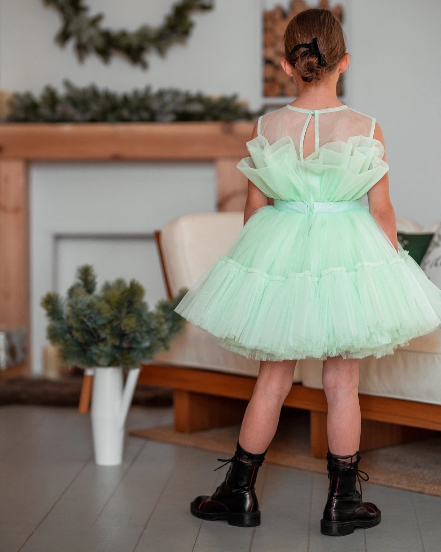 Mint Birthday Girl Dress Tutu Tulle Party Dress Pageant - Etsy