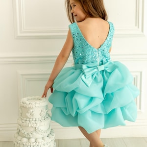 slim fit dress slacks Blue High Neck Tulle Long Prom Dress Blue Evening Dress US 14 / Custom Color main image 0