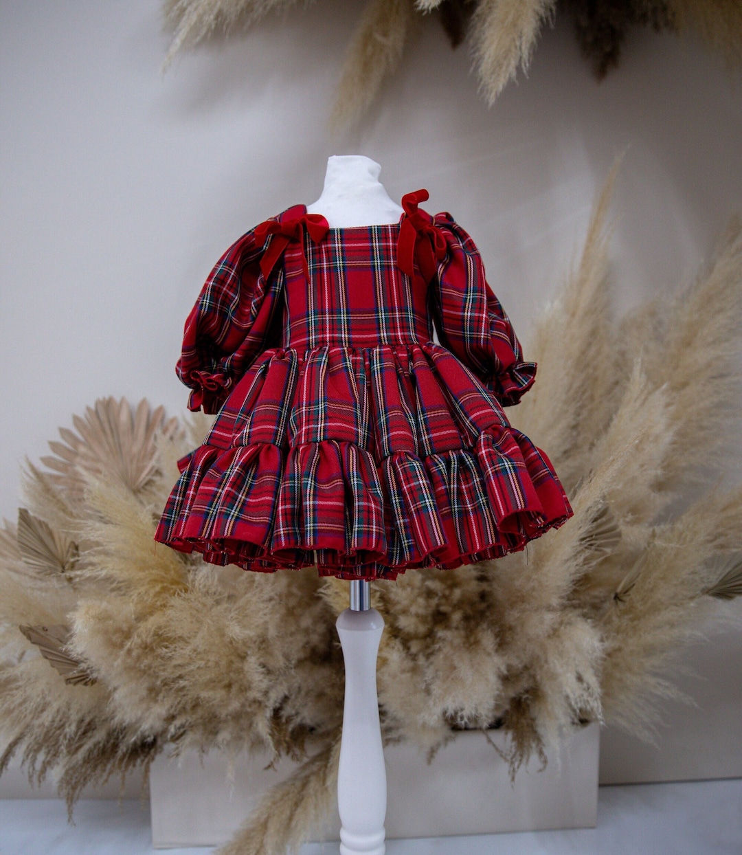 Baby Boy Mid-Season Dress In Terry Stuff 94 Print Red Color main image 1