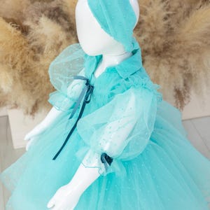 Sukienka Tiffany Polka Dot Tutu, bufiasta sukienka urodzinowa dla niemowląt, suknia na ukończenie szkoły, odzież na specjalne okazje, sukienka na imprezę dla niemowląt, księżniczka wróżek