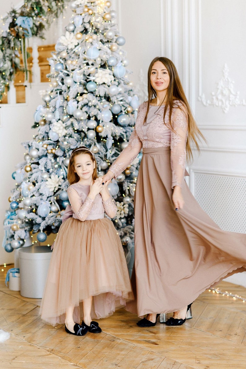 Matching lace dresses for mother and daughter birthday | Etsy