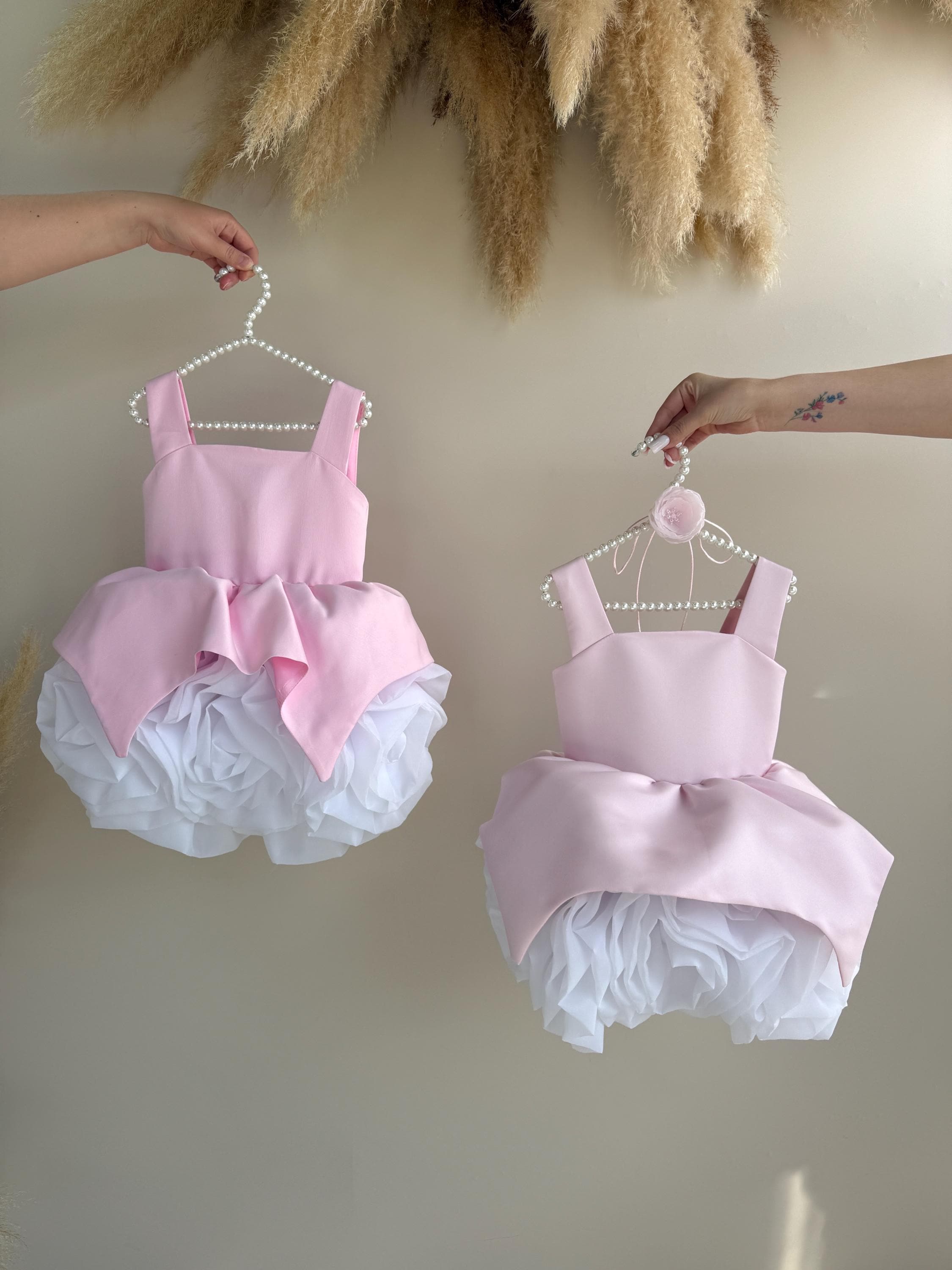 Blush Junior Bridesmaid Dress - Etsy Blush Junior Bridesmaid Dress - Etsy