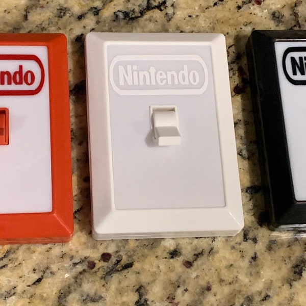 Nintendo Light Switch Cover Etsy