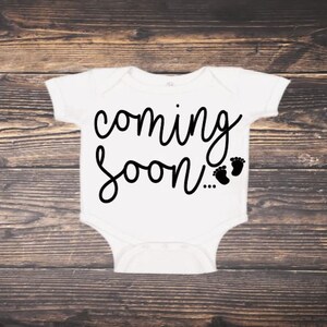 Coming soon svg, Baby on the way, Pregnant, Baby onesie, Pregnancy Announcement, Pregnancy svg png