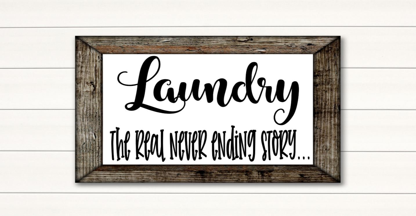 Laundry the Real Never Ending Story, Laundry SVG PNG - Etsy