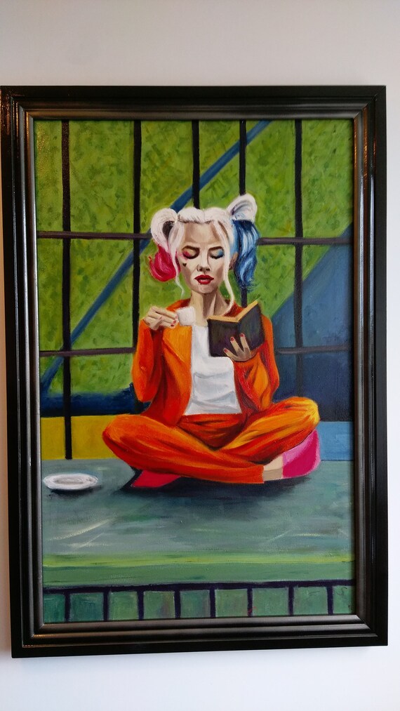 harley quinn in jail etsy etsy