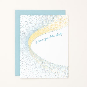 Carte de la fête des Pères - Carte de jour des pères de la fille - Carte de jour des pères de fils - Cadeau de jour des pères de la fille - Moderne image 1