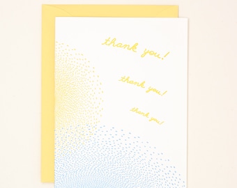 Thank You Set of Letterpress Cards - Thank You Sets - Thank You Card Sets - Wedding Thank You