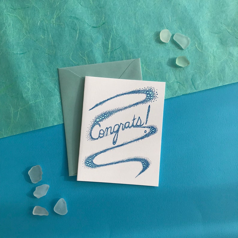 Cartolina di congratulazioni a bolle immagine 2
