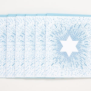 Hanukkah boekdrukkaarten - Hanukkah Card Pack - Chanukah Cards -Shalom - Davidster - Chanoeka Gift - Chanoeka decoraties