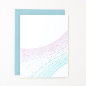 Carte moderne de letterpress d’anniversaire - carte d’anniversaire de la licorne - Carte du 30e anniversaire - Carte d’anniversaire pour elle