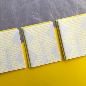 Carte de vente - Boho Birthday Letterpress Card - Carte d'anniversaire moderne - Carte d'anniversaire 30e - Carte d'anniversaire 40e - 50e carte d'anniversaire - Article de vente image 3