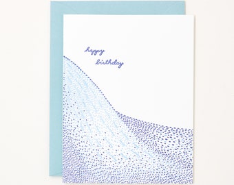 Modern Birthday Card - Birthday Card for Him - 30th Birthday Card - 40th Birthday Card