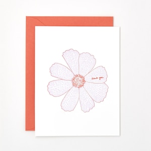 Danke Letterpress Karten - Hochzeit Dankeschön Karte - Brautparty Dankeschön Karte