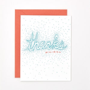 Merci vous dire beaucoup pour moi typographie carte