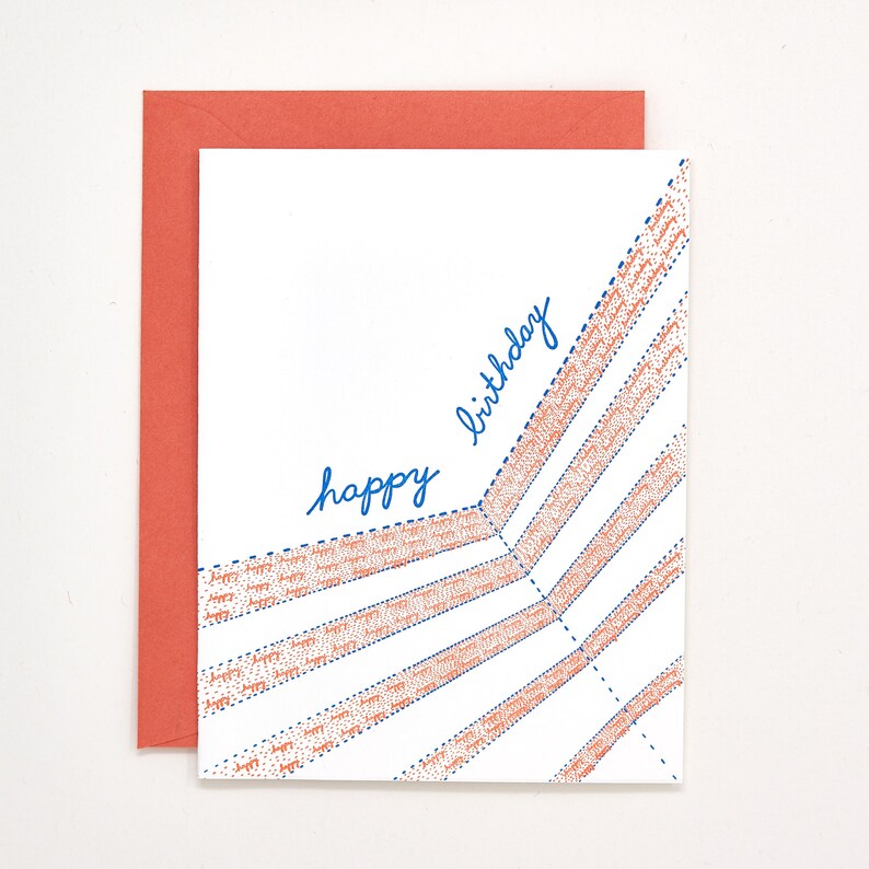 Carte de vente - Carte lettre d’anniversaire minimale - Carte de joyeux anniversaire pour lui - Carte du 30e anniversaire - 40e carte d’anniversaire - 50e carte d’anniversaire image 1