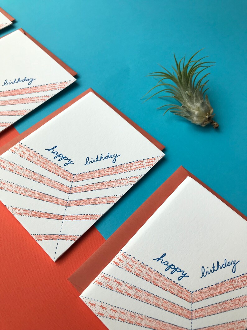 Carte de vente - Carte lettre d’anniversaire minimale - Carte de joyeux anniversaire pour lui - Carte du 30e anniversaire - 40e carte d’anniversaire - 50e carte d’anniversaire image 3