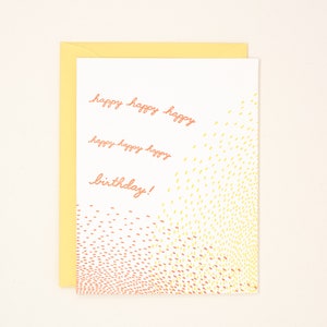 Carte typographique d’anniversaire Sunshine - Carte d’anniversaire moderne - Carte d’anniversaire minimale - Carte de 30e anniversaire - Carte d’anniversaire pour elle