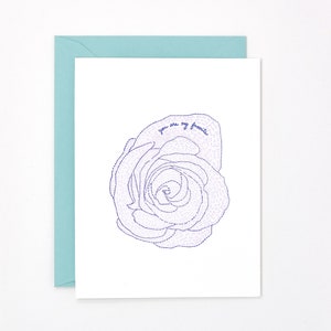 BFF Valentine's Day Letterpress Card - Usted es mi tarjeta favorita - Usted es mi persona - Para mamá - Para la abuela