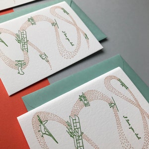 Carta del giorno del papà Letterpress - Fathers Day Card from Daughter - Fathers Day Card from Son - Airplane Gifts for Dad immagine 3