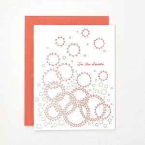 Carte de Noël moderne - Tis the Season Letterpress Card - Carte vacances