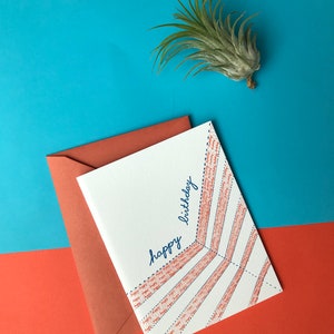 Carte de vente - Carte lettre d’anniversaire minimale - Carte de joyeux anniversaire pour lui - Carte du 30e anniversaire - 40e carte d’anniversaire - 50e carte d’anniversaire image 2