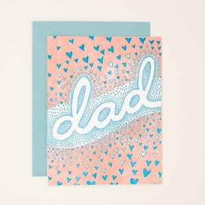 Geburtstagskarte für Papa - Vatertagskarte - I Love You Dad Karte - Sentimentale Dad Karte