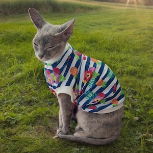 UV50 clothing for your pet, clothing for small dogs, Sphynx clothing, cat clothing, digital printing