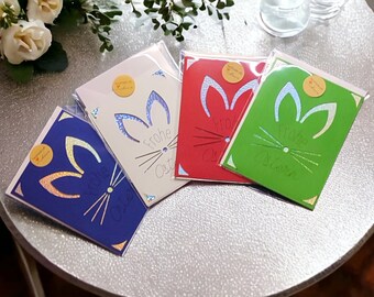 Easter card, Easter card, greeting card with envelope