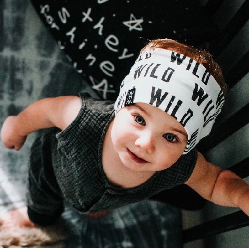 Baby Boy Headband Baby Hair Accessories Baby Shower Hipster Etsy