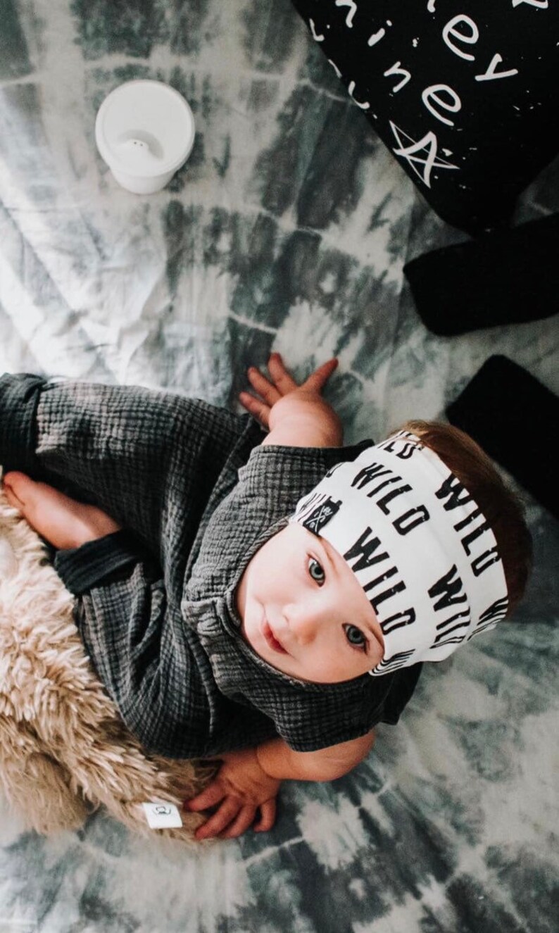 Baby Boy Headband Baby Hair Accessories Baby Shower Hipster Etsy