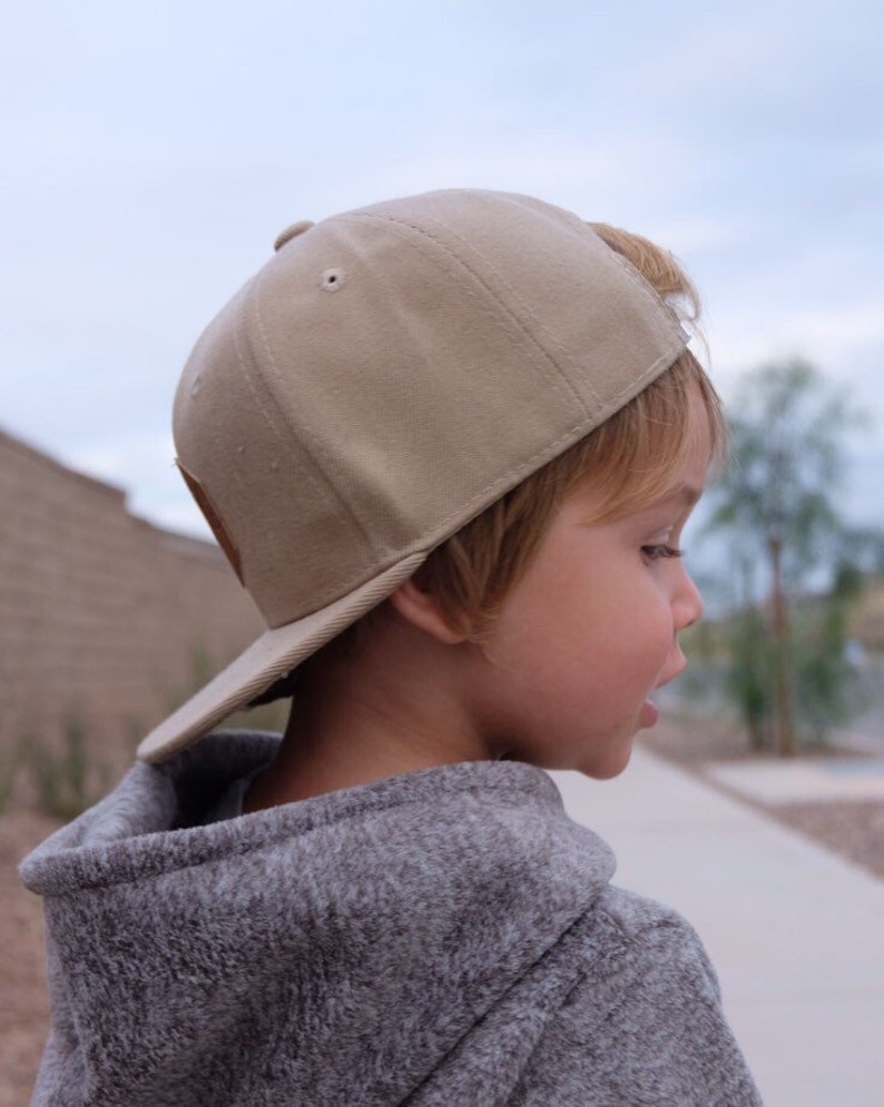 Toddler boy snapback baseball cap hipster baby hat faux Etsy